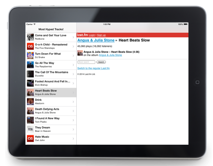 Working with WebViews on the iPad